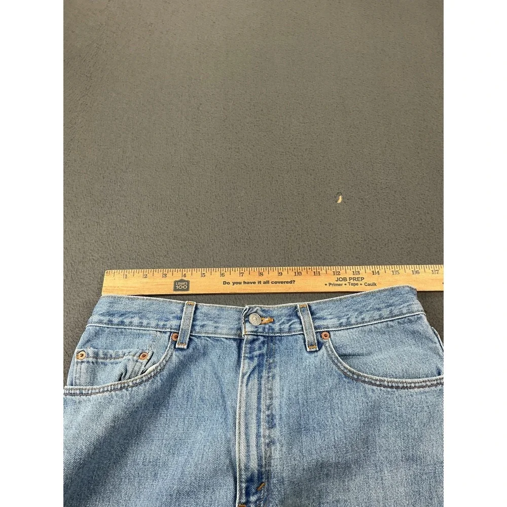 Vintage Levis 505 Jeans Mens 34x32 Light Blue Straight Regular Denim USA Y2K